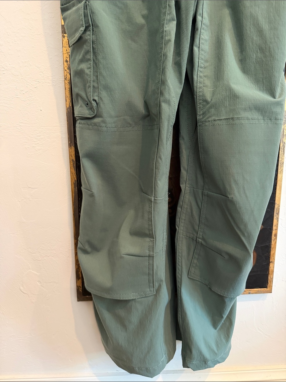 Women's Duluth Green Utility Overalls - Picture 3 of 6